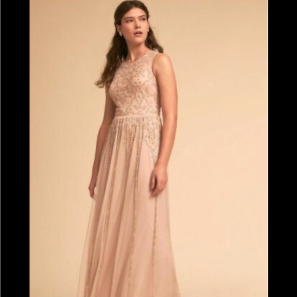 Anthropologie x BHLDN Eliza Embellished Gown